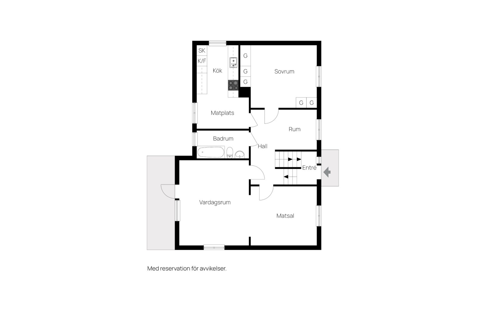 Bottenplan Nyhemsvägen 5
