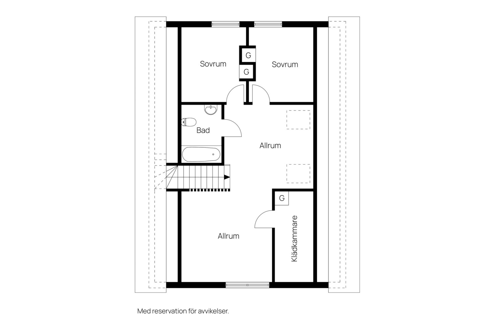 Övre plan Sälgvägen 14